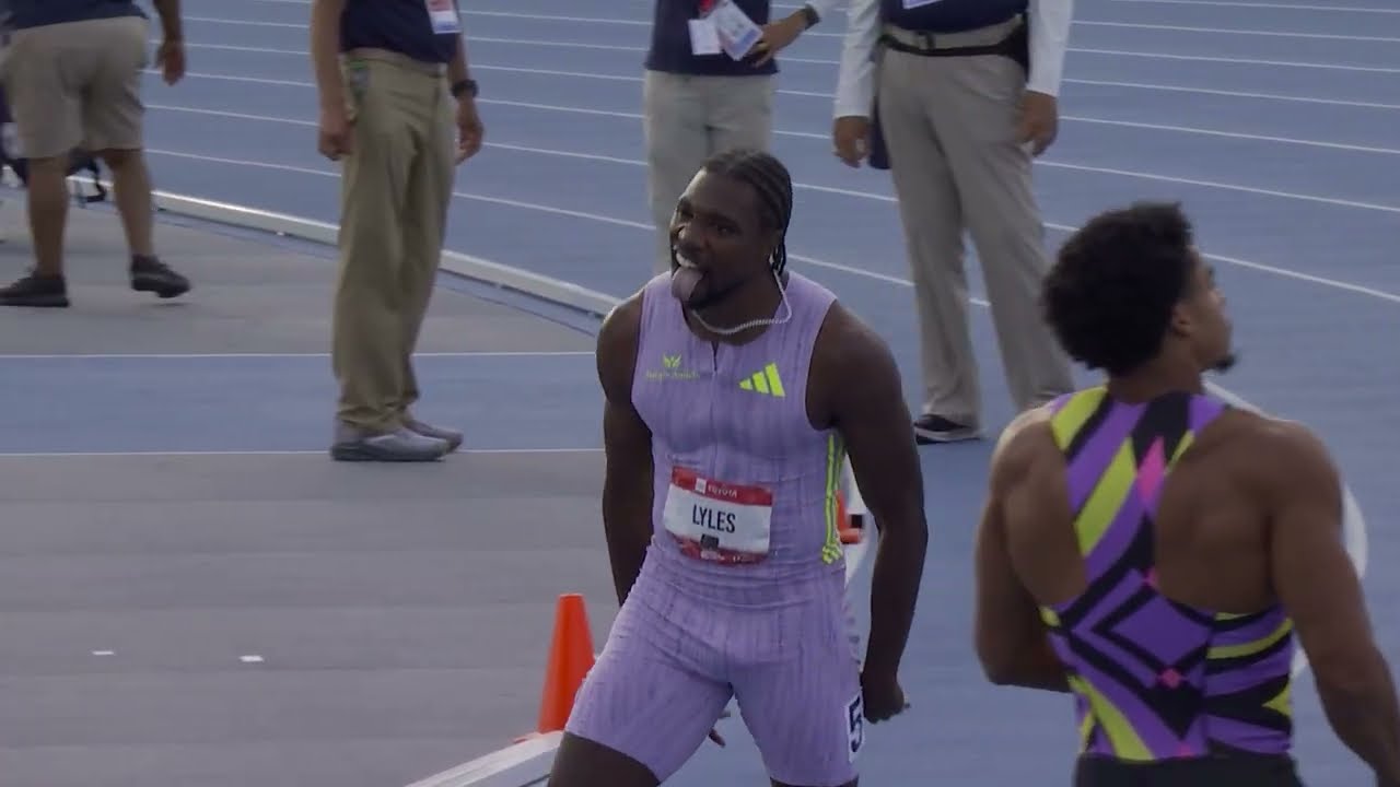 Noah Lyles Flies to 9.76w Semifinals Win at 2026 USATF Outdoor Championships | USA Track & Field