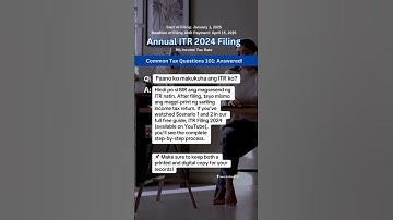 Income Tax Return FAQ: Paano ko makukuha ang ITR ko?