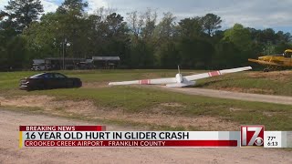 Teen pilot taken to hospital after small aircraft crash at Franklin County airstrip