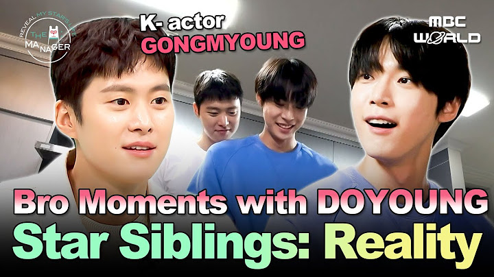 [Sub] K-Actor Gongmyoung, NCT Doyoung's Real Sibling Chemistry! #Gongmyoung #Doyoung #NCT