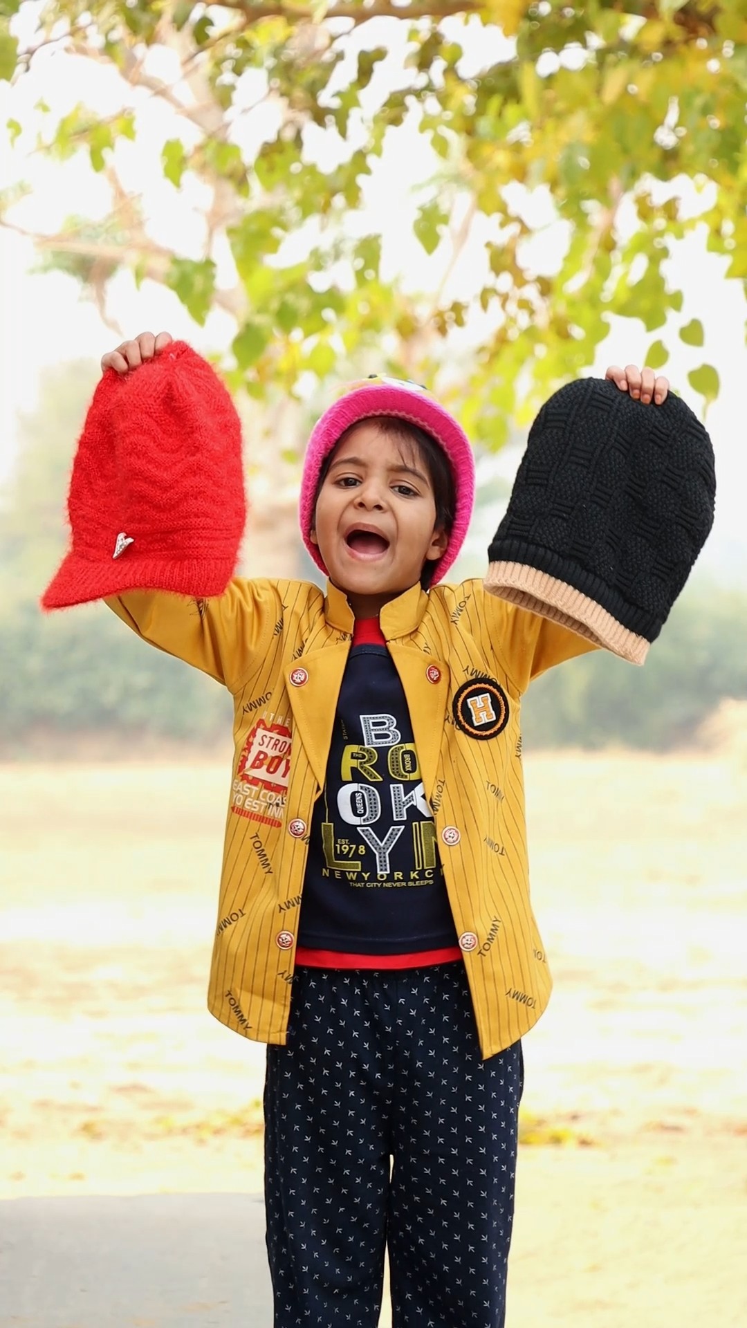 Maa or Papa ?OMG? Winter Cap #shorts #winter #trendingshorts #maa
