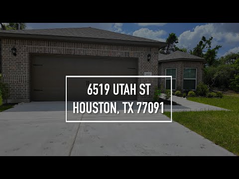 6519 Utah St, Houston, TX home video tour