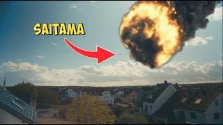 Saitama vs Meteor but real life