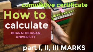 How to calculate BDU PART III subjects with cumulative certificate in Hindi #bdu screenshot 1