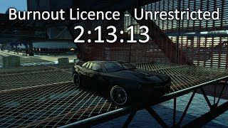 Burnout Paradise Remastered - Burnout License in 2:13:13 (with DLC cars)