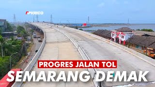 Download Lagu PROGRES TOL SEMARANG DEMAK VIDEO DRONE FOOTAGE | TOL TANGGUL LAUT MATRAS BAMBU TERBARU MP3
