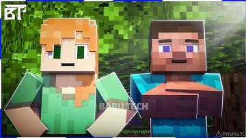 [ Herobrine ] Music Video Alex and Steve | Babu Tech | Prisma 3D Minecraft Animation