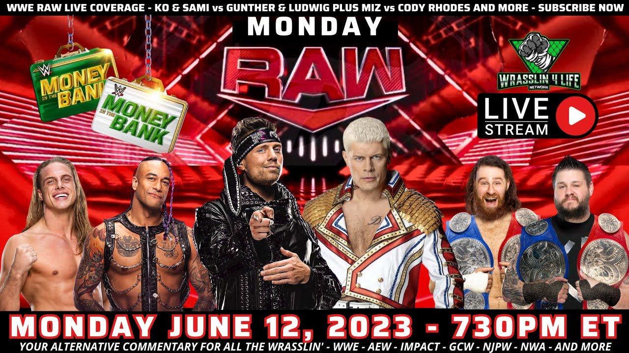 WWE RAW Live Coverage Cody Rhodes vs The Miz KO & Sami vs Imperium
