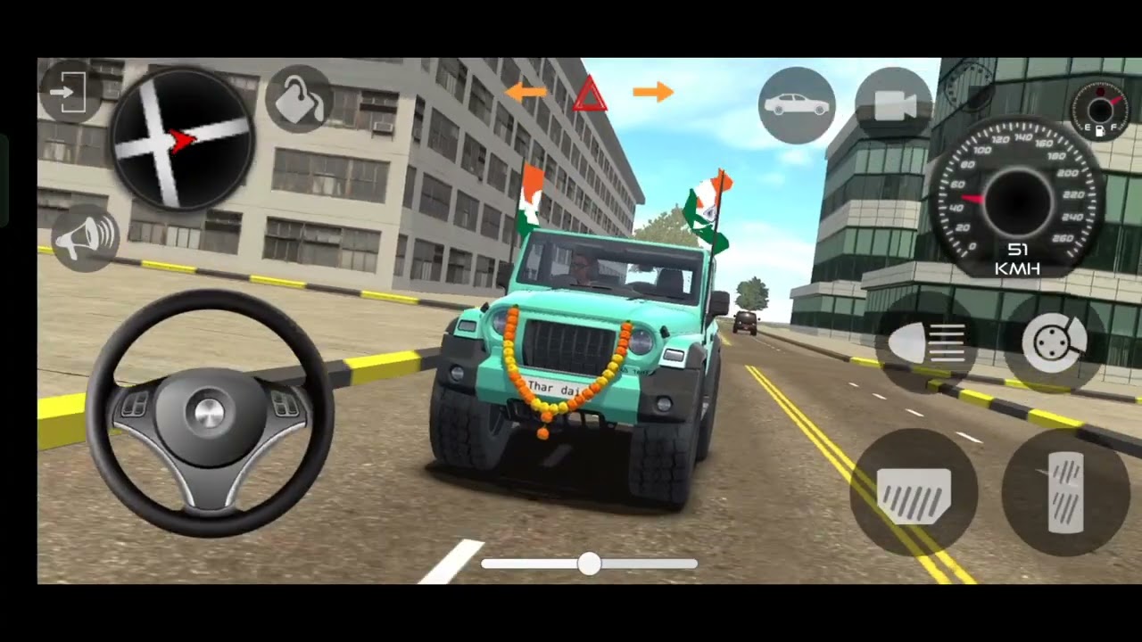 Modified Mahindra Thar😈Games:Indian Thar (Gadi Wala Games) Car Game Android Game - Android Gameplay