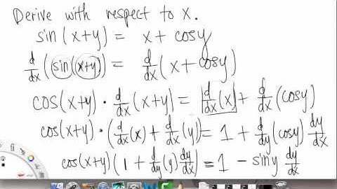 Implicit Differentiation | Example 2 | Single Variable Calculus for Sci & Eng | Griti