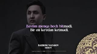 Bahrom Nazarov - Hijron | Milliy Karaoke
