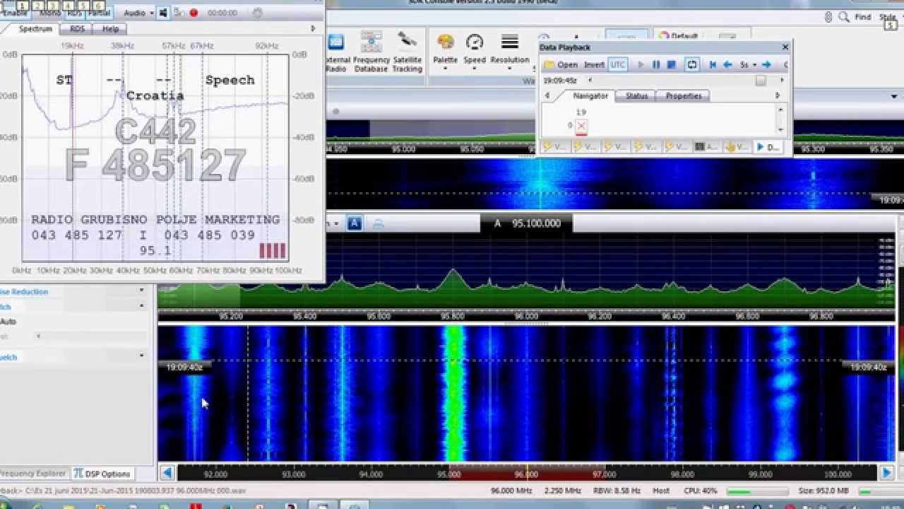 Sporadic ES into Croatia - 95.10 MHz