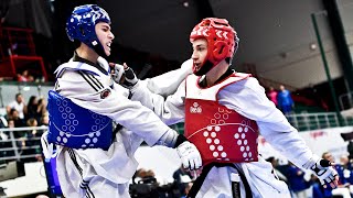 Magomed Gagiev (RUS) vs Deniz Dagdelen (TUR). European Taekwondo Championships Kazan 2018