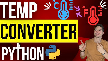 Fahrenheit and Celsius Temperature Converter Python Code! Beginner Programming Tutorial.