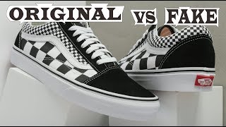 mix checker vans old skool