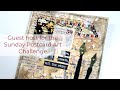 Mixed Media Postcard | Snail Mail Theme | Sunday Postcard Art Challenge Guest Host