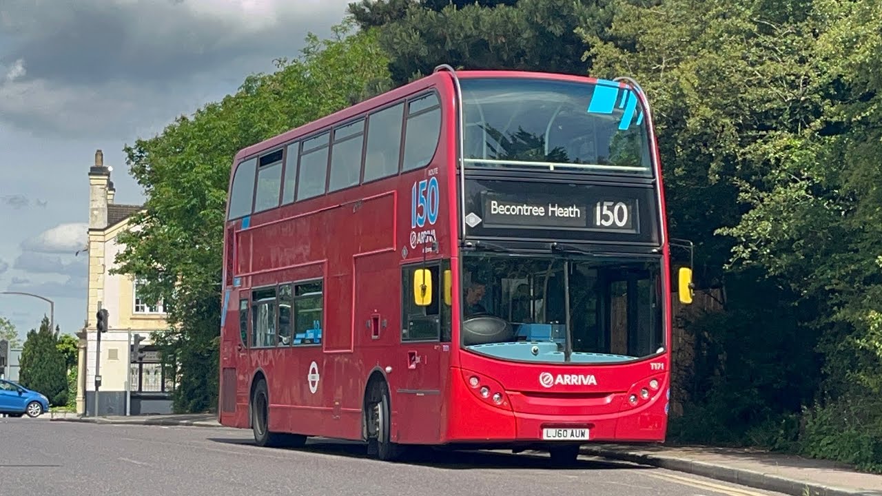 FRV. Arriva London Route 150. Chigwell Row - Becontree Heath. Enviro400 T171 (LJ60 AUW)