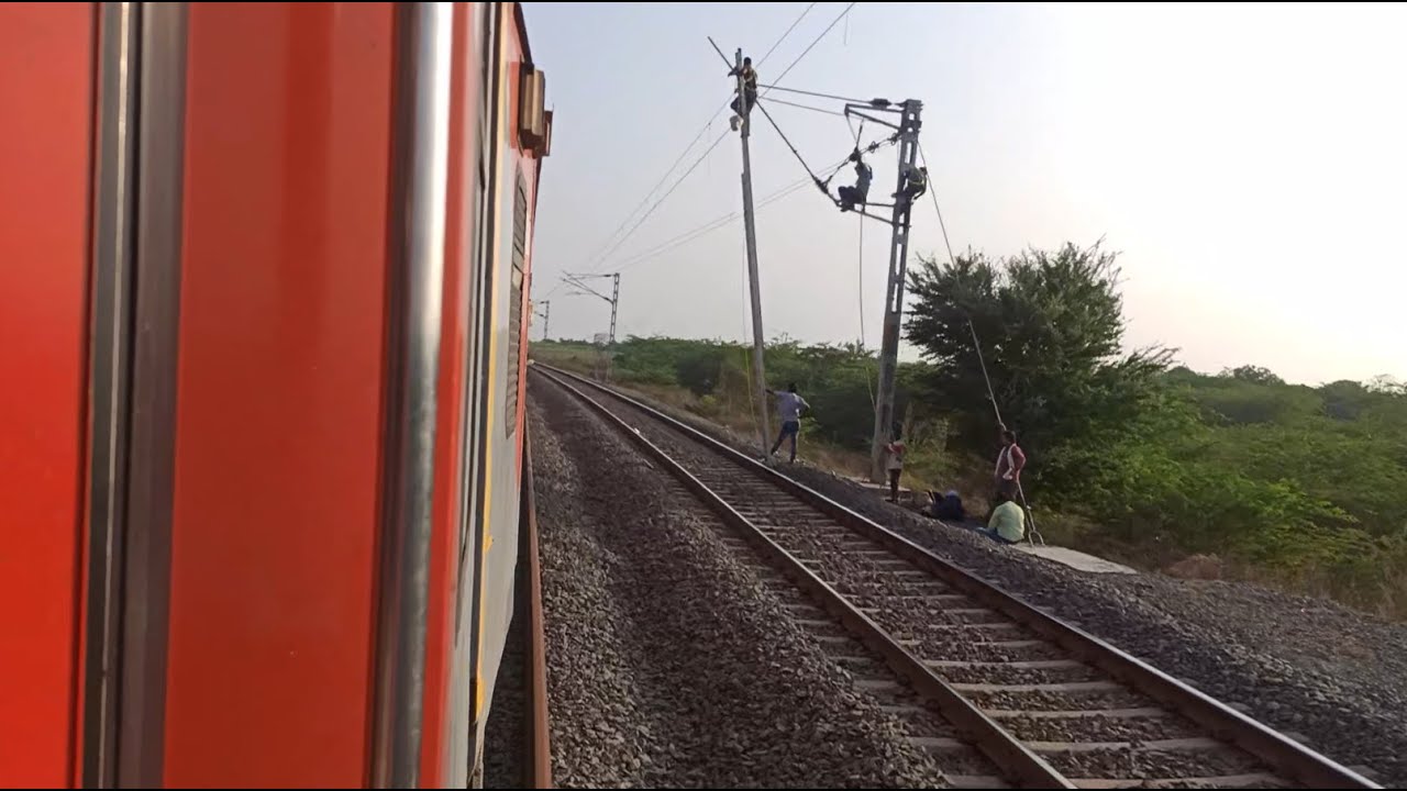 MOHOL SOLAPUR ELECTRIFICATION LATEST UPDATES W.E.F 04/01/2022 | WIRING ADJUSTEMNTS IN PROGRESS |