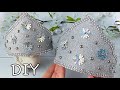 Ободок снежинки Корона снегурочки / Кокошник На Скорую Руку / Diy Glitter Foam Crown Headband