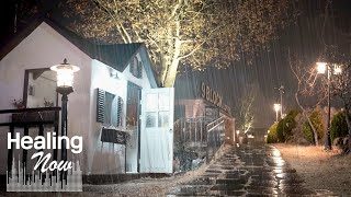 Soft Rainsounds in a cafe where no one - Sleep aid, Improve Focus, Help Relax screenshot 4