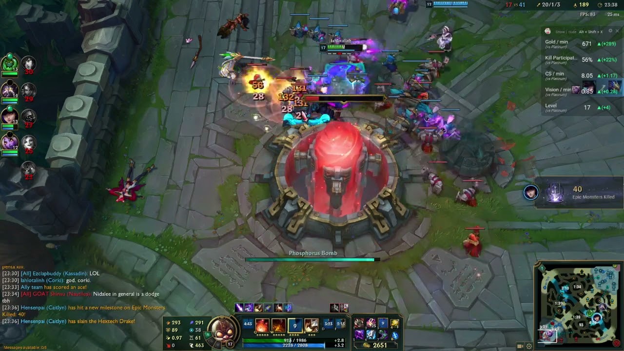 When The Enemy Team Doesn't Understand Your W Damage (Corki Pentakill)