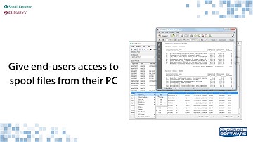 Give end-users access to IBM i spool files from their PC
