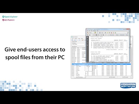 Give end-users access to IBM i spool files from their PC