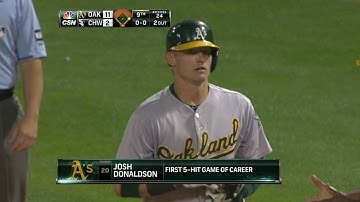 OAK@CWS: Donaldson slaps two-run single for fifth hit