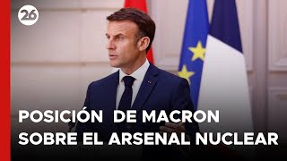 FRANCIA | Nuevas críticas a Macron por su postura sobre el arsenal nuclear