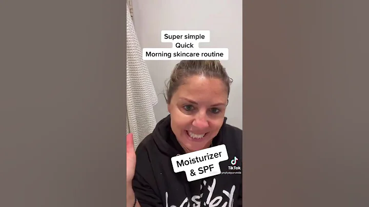 Super simple morning skincare routine