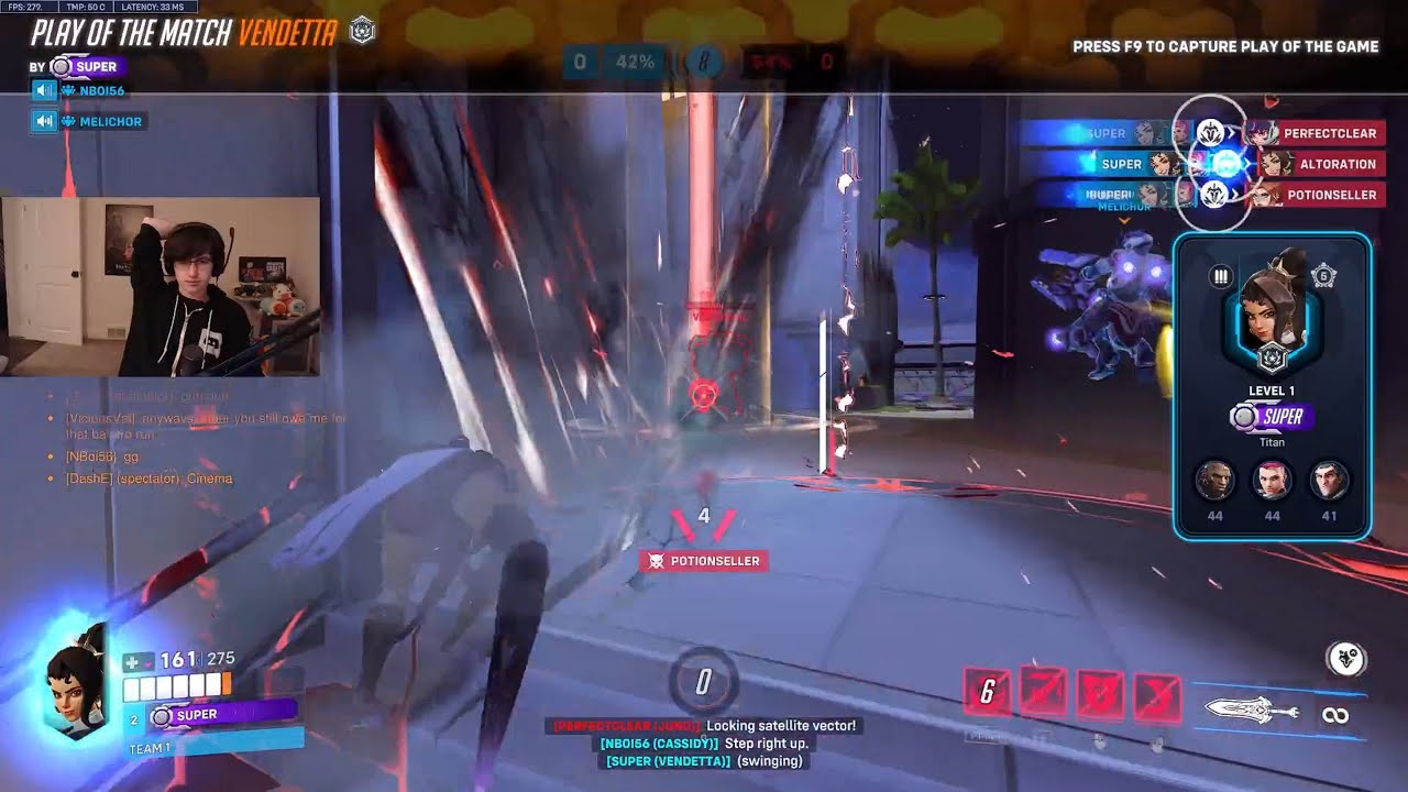 POTG! IS VENDETTA INCREDIEBLE? NEW HERO OW 2 SUPER VENDETTA GAMEPLAY