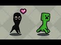 Among Us Creeper and Void Nugget Pet