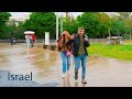 ISRAEL TODAY. Walking in the Rain. The City of Rishon LeZion