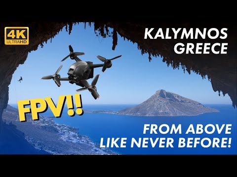 Kalymnos Greece by FPV Drone - Greece Travel  - 4K - Best Greek island?