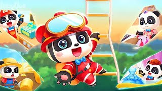 RASAKAN BERBAGAI MACAM PROFESI PEKERJAAN BERSAMA BAYI PANDA KECIL | KARTUN ANAK | BABYBUS INDONESIA