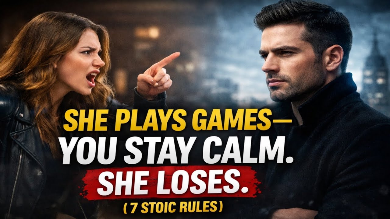 She Plays Games—You Stay Calm. She Loses. (7 Stoic Rules)