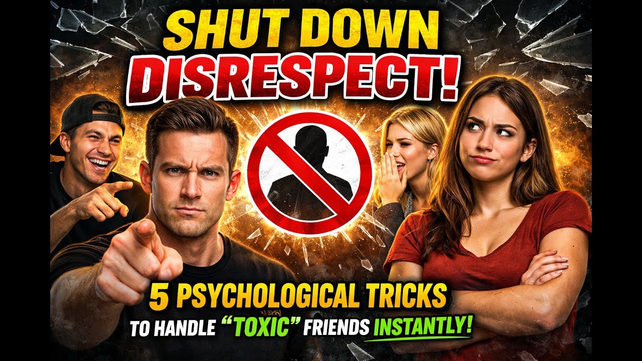 SHUT DOWN DISRESPECT: 5 Psychological Tricks to Handle "Toxic" Friends Instantly