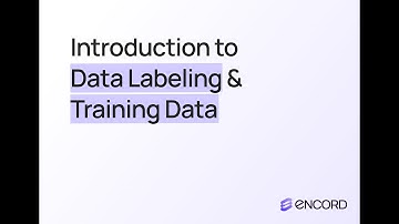 Introduction to Data Labeling & Training Data | How AI Learns with Encord