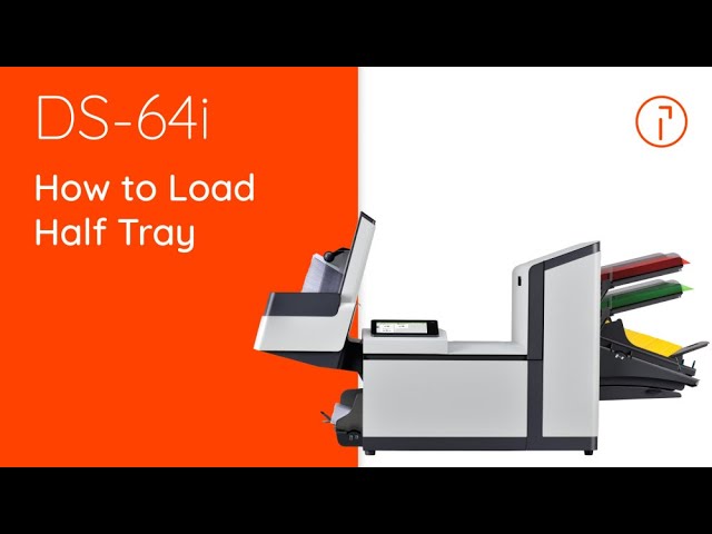 DS-64i Quadient – How to Load Half Tray - YouTube