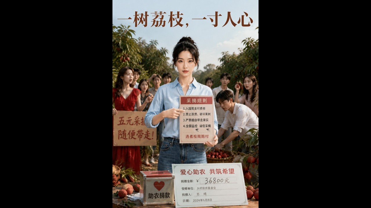 【一口气看完】《一树荔枝，一寸人心》#短剧 #AI短剧 #逆袭 #drama #爽剧 #鲨鱼先生