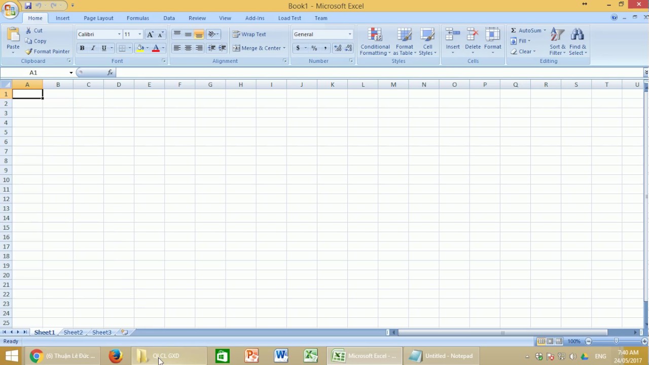 Xử lý lỗi Cài đặt xong không chạy được Phần mềm QLCL GXD (Excel 2007)