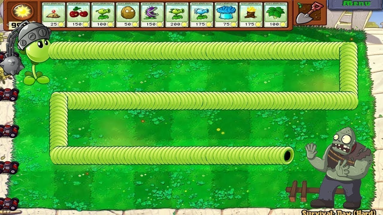 Plants vs Zombies 2 PC - Snow Pea and Repeater vs Gargantuar/ PvZ Gameplay  - video Dailymotion