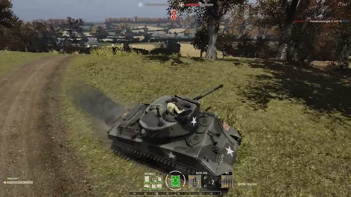 Heroes and Generals - Jumbo tank vs german tanks