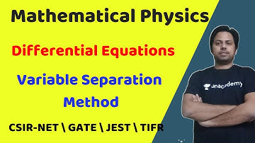 Variable separation method | Differential Equations |mathematical physics |POTENTIAL G