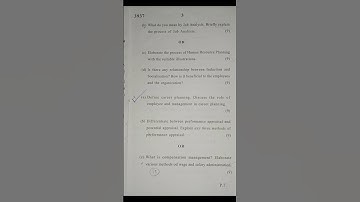 Human resource management #question paper#pyq#exam#DUSOl#sem 2nd#delhiuniversity