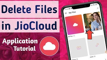 How to Delete Photo,Video & other Files on JioCloud App
