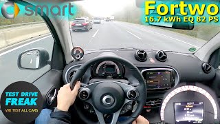 2022 Smart Fortwo Electric Drive EQ 82 PS TOP SPEED GERMAN AUTOBAHN DRIVE POV