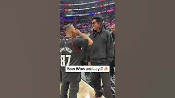 Bow Wow linked up with Jay Z after his halftime performance 🔥 #shorts