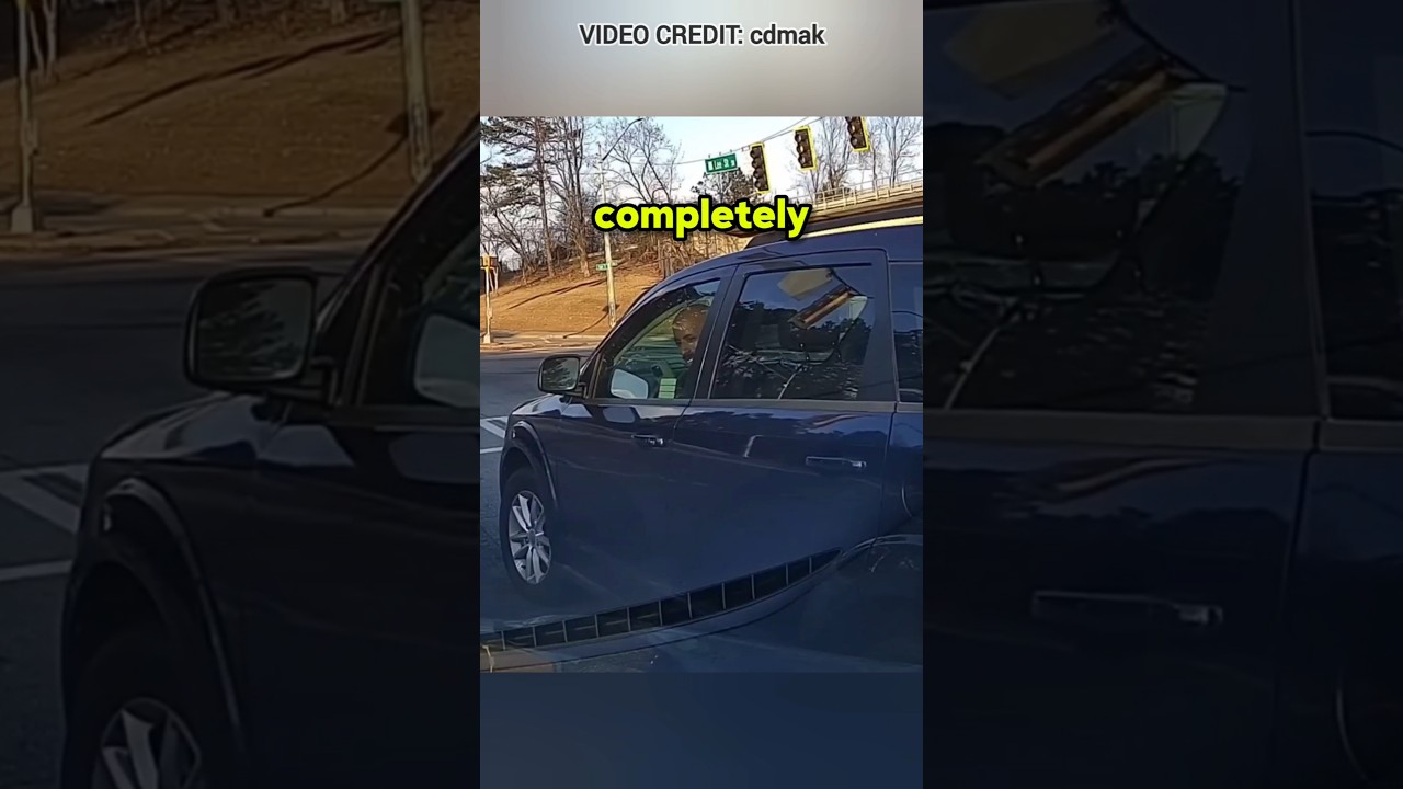 Road Rager Embarrasses Himself on Dash Cam!
