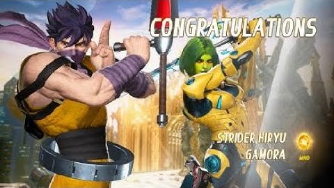 Request:Gamora/Strider Hiryu Arcade Mode|MARVEL VS. CAPCOM: INFINITE